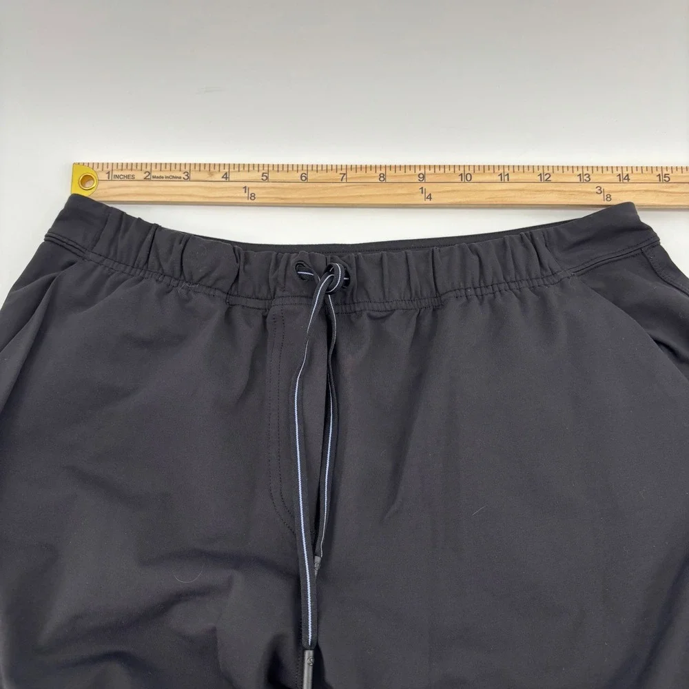 Lululemon Men Activewear Pants M Black ABC Jogger Warpstreme Tapered Athleisure